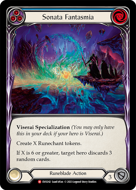 Sonata Fantasmia — Bright Lights Flesh and Blood card by Saad Irfan