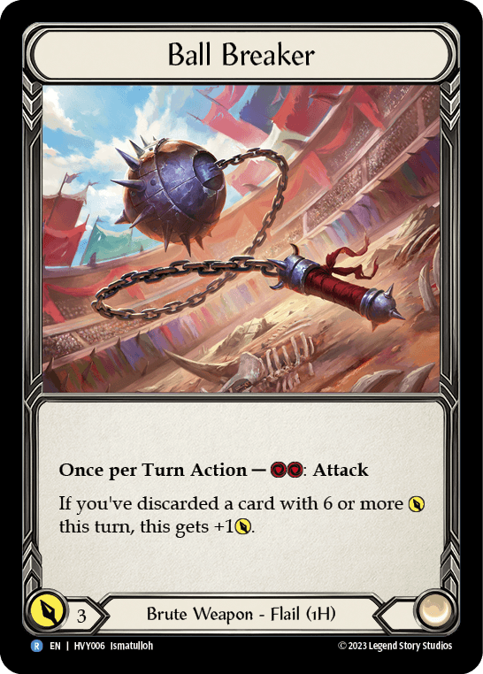 Ball Breaker — Heavy Hitters Flesh and Blood card by Ismatullah