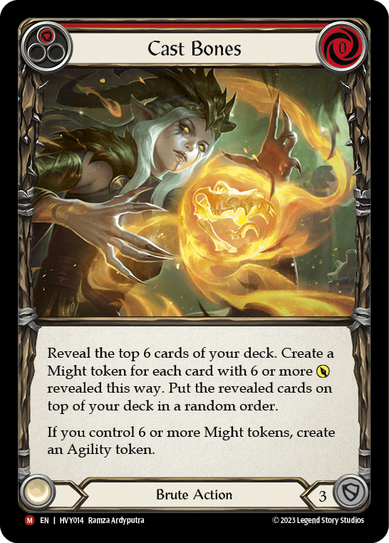 Cast Bones — Heavy Hitters Flesh and Blood card by Ramza Ardyputra