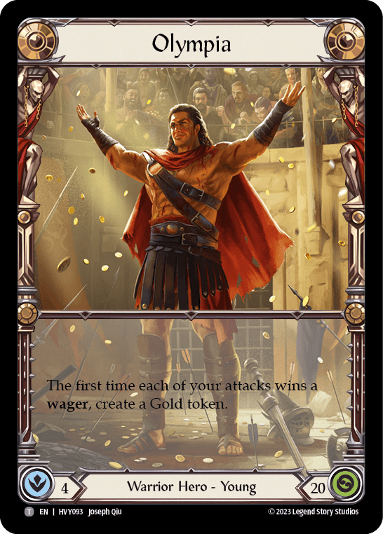 Olympia (Marvel) — Heavy Hitters Flesh and Blood card by Joseph Qiu