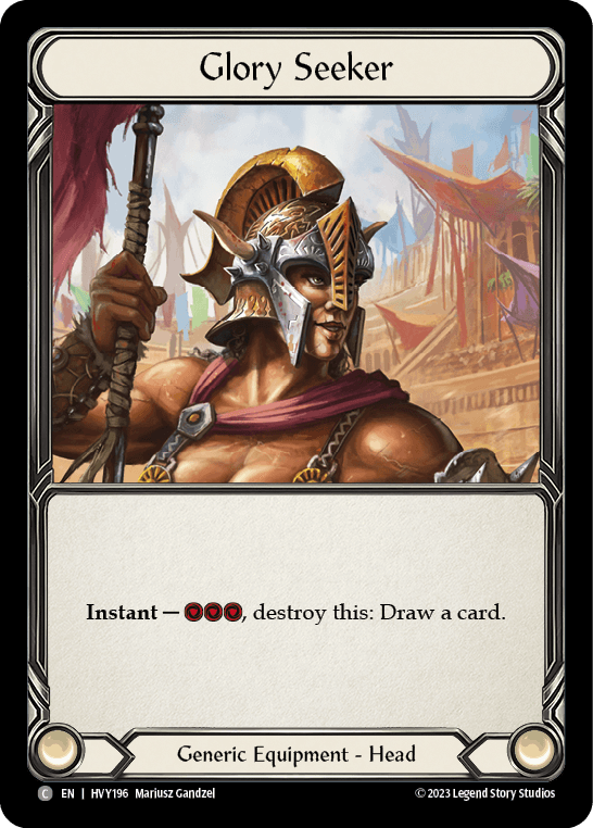 Glory Seeker — Heavy Hitters Flesh and Blood card by Mariusz Gandzel