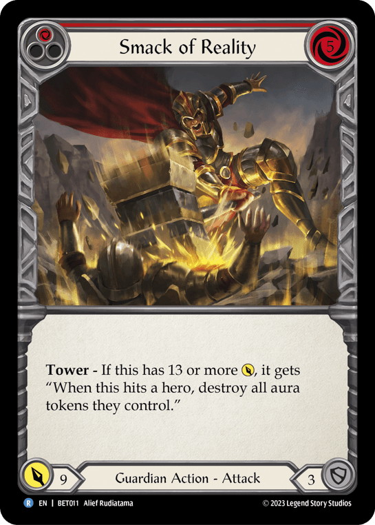 Smack of Reality — Blitz Deck: Heavy Hitters - Betsy Flesh and Blood card by Alief Rudiatama