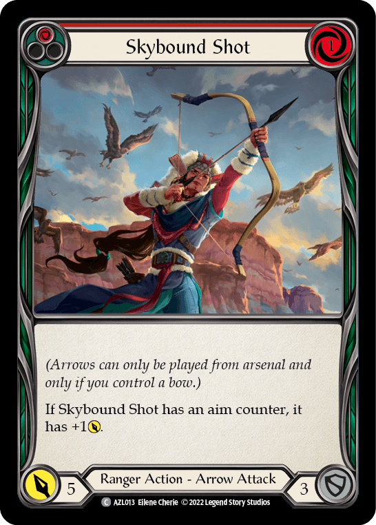 Skybound Shot (Red) — Flesh and Blood card