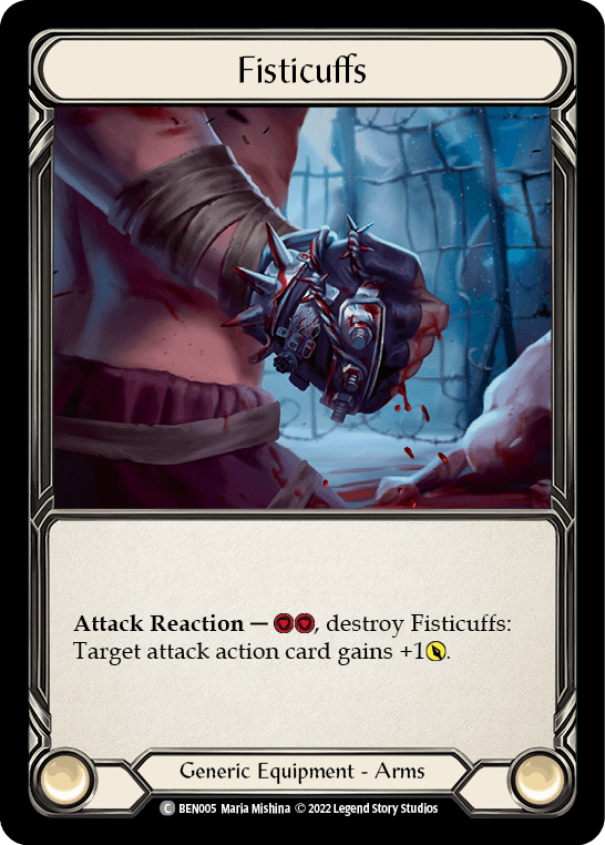 Fisticuffs — Outsiders Flesh and Blood card by Maria Mishina