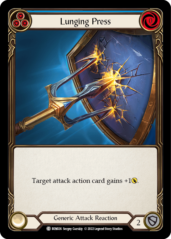 Lunging Press — Flesh and Blood card