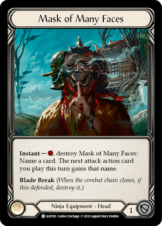 Mask of Many Faces — Flesh and Blood card