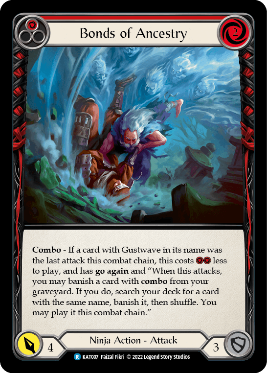 Bonds of Ancestry (Red) — Flesh and Blood card