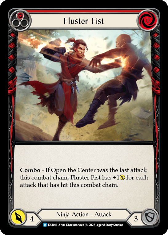 Fluster Fist (Red) — Flesh and Blood card