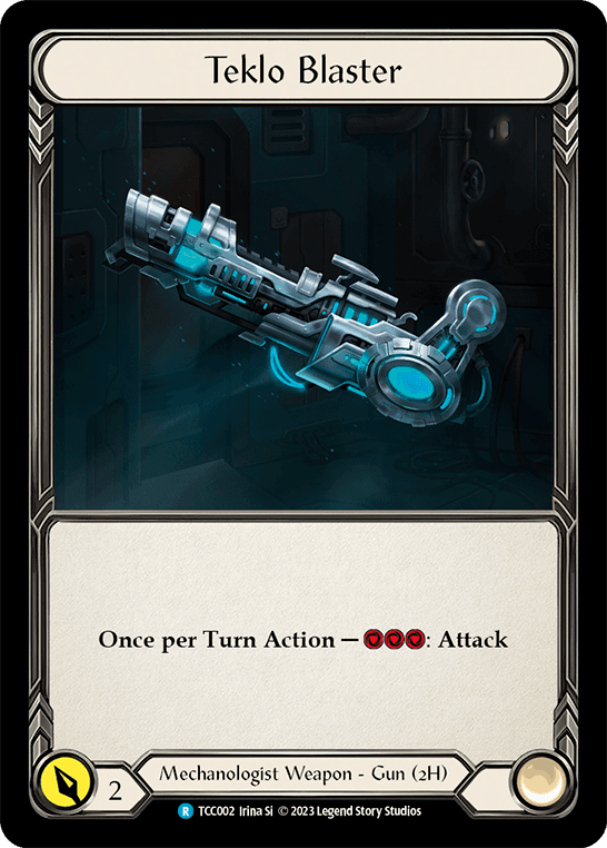 Teklo Blaster — Round the Table: TCCxLSS Flesh and Blood card by Irina Si