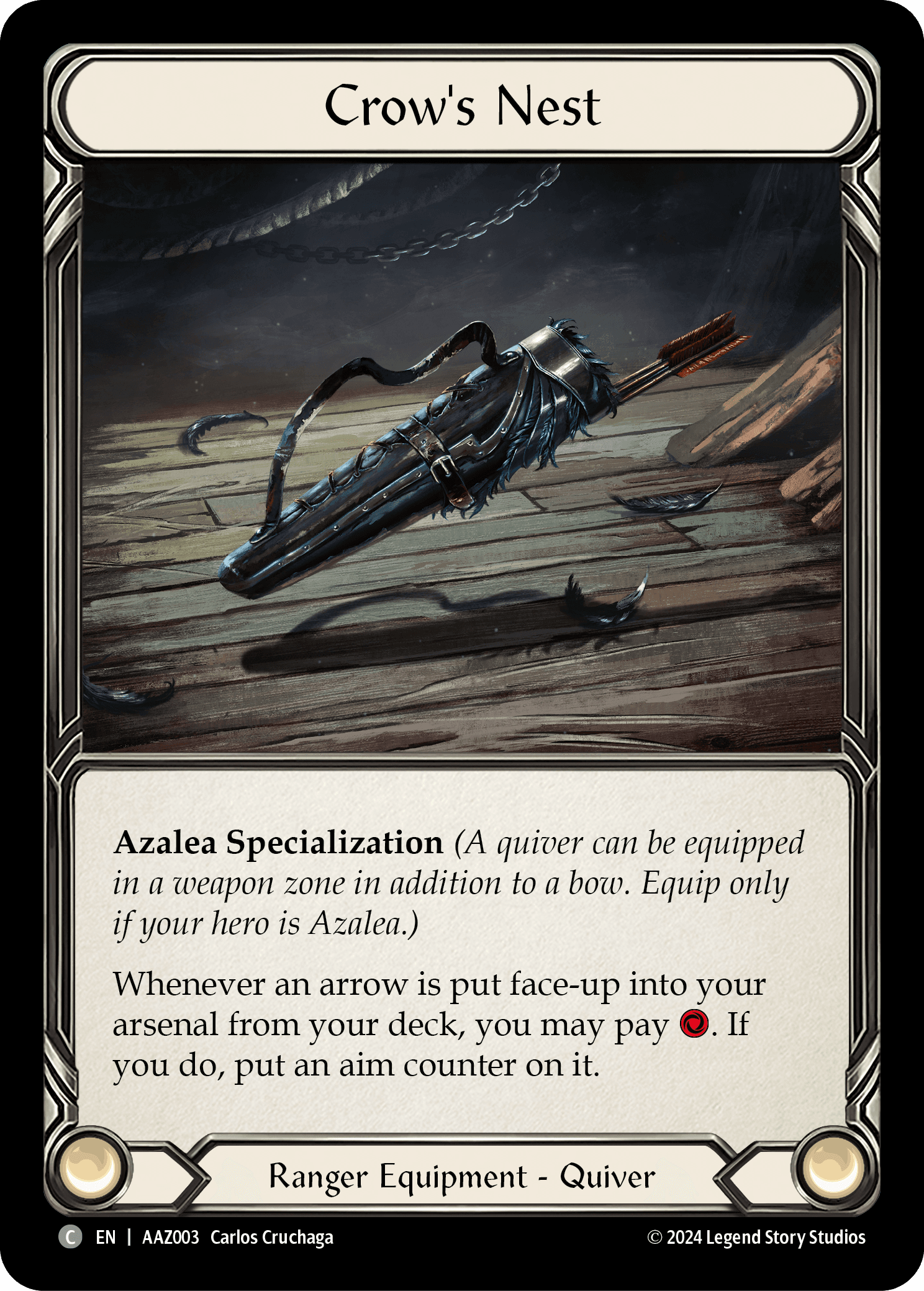 Crow's Nest — Armory Deck: Azalea Flesh and Blood card by Carlos Cruchaga