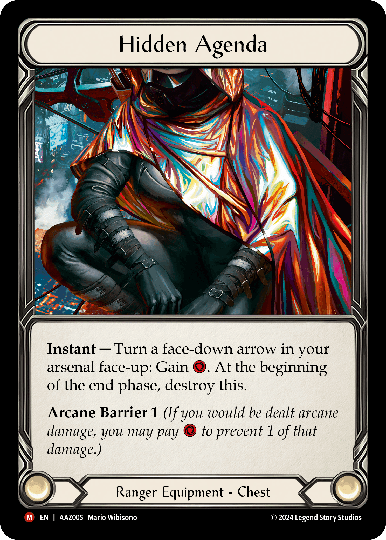 Hidden Agenda (Purple) — Flesh and Blood card