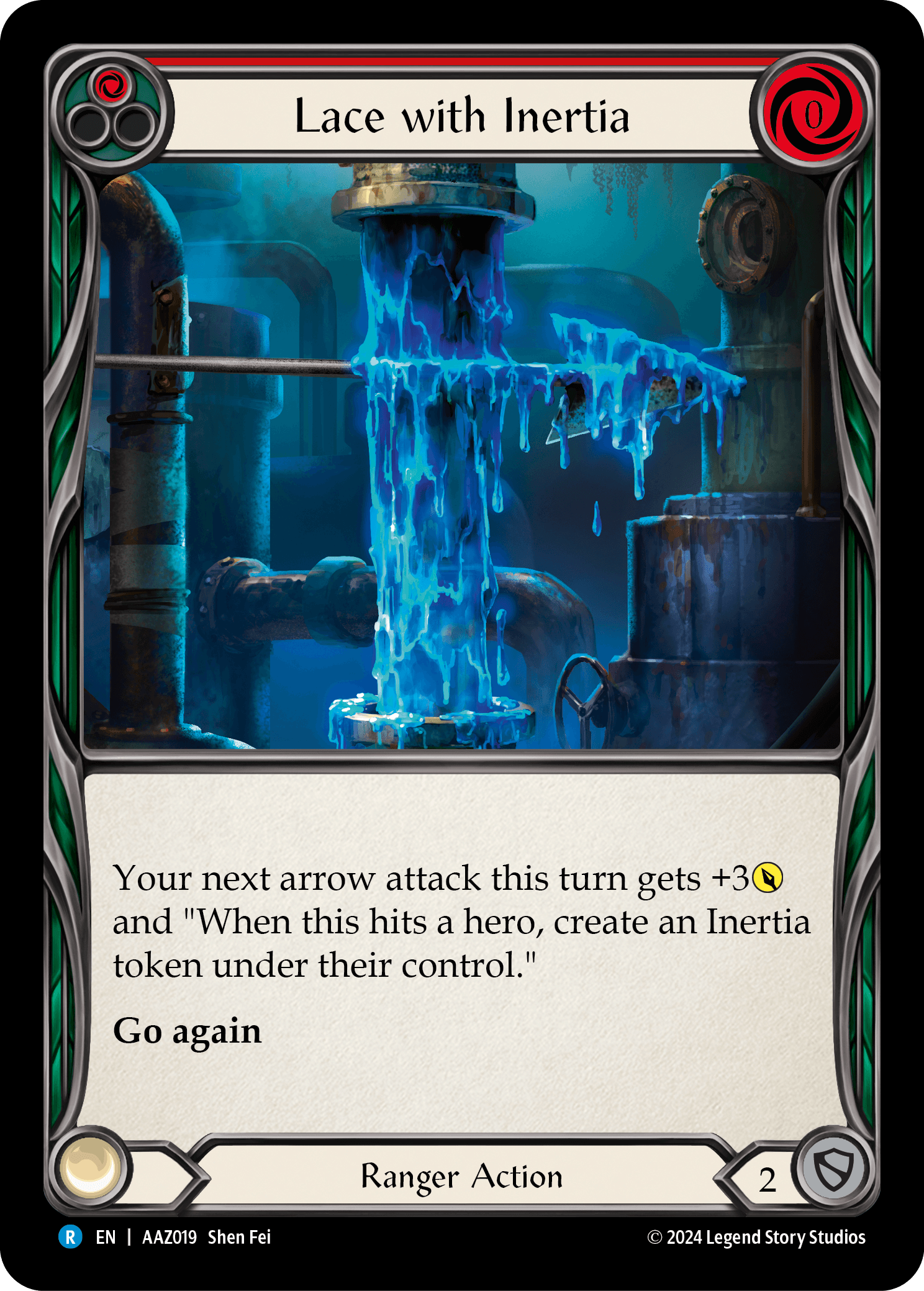 Lace with Inertia — Armory Deck: Azalea Flesh and Blood card by Shen Fei