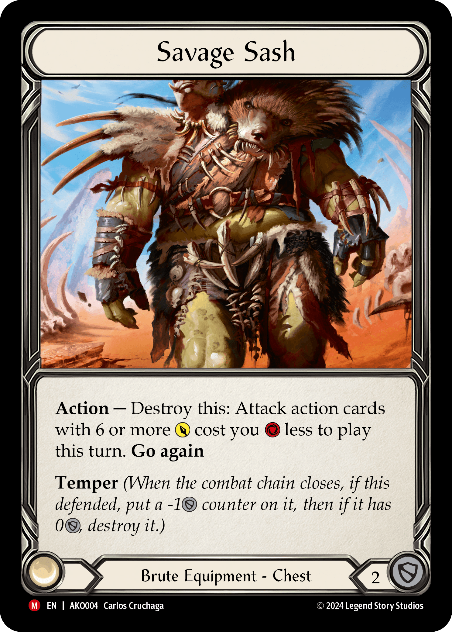 Savage Sash — Armory Deck: Kayo