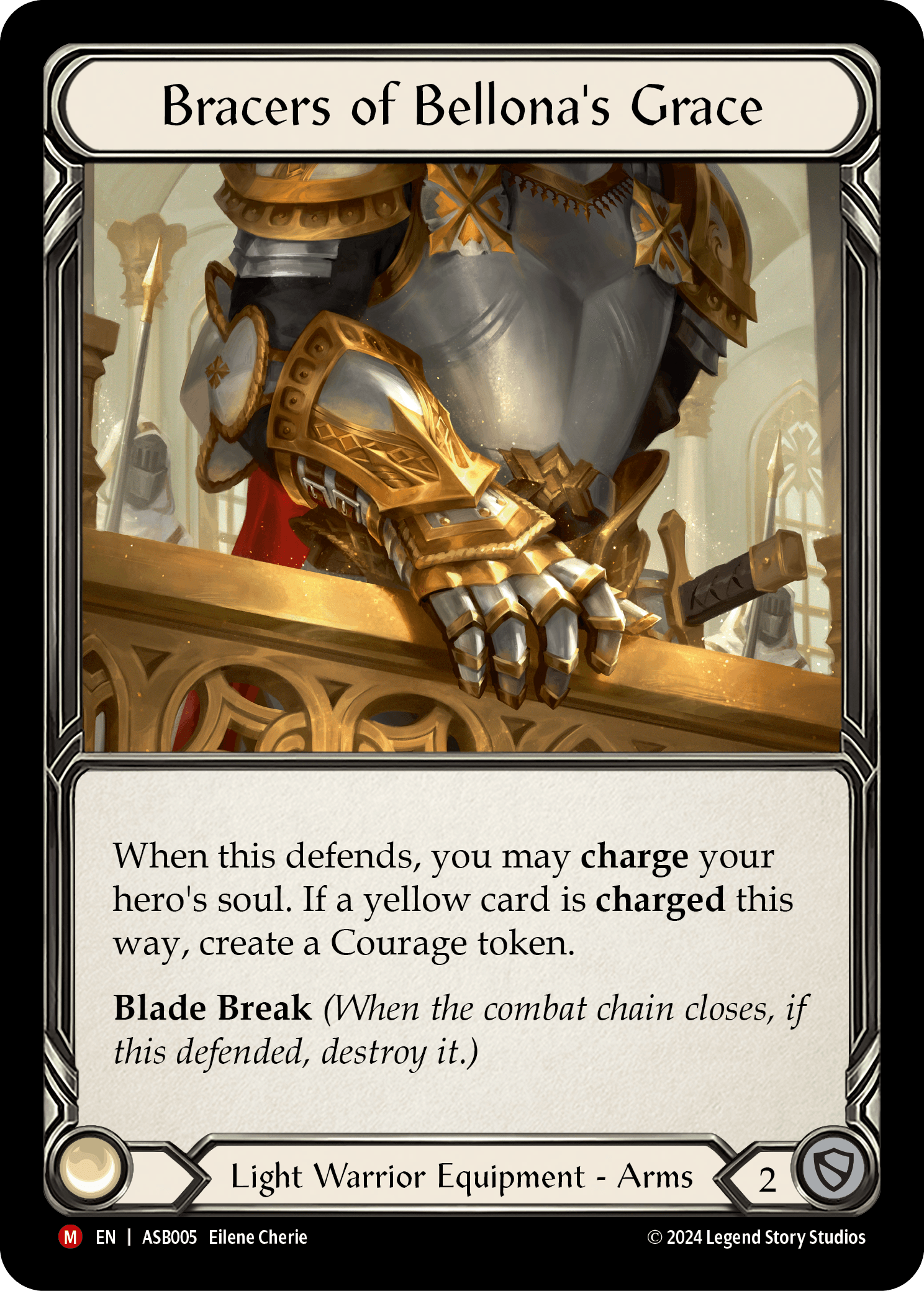 Bracers of Bellona's Grace — Armory Deck: Boltyn Flesh and Blood card by Eilene Cherie