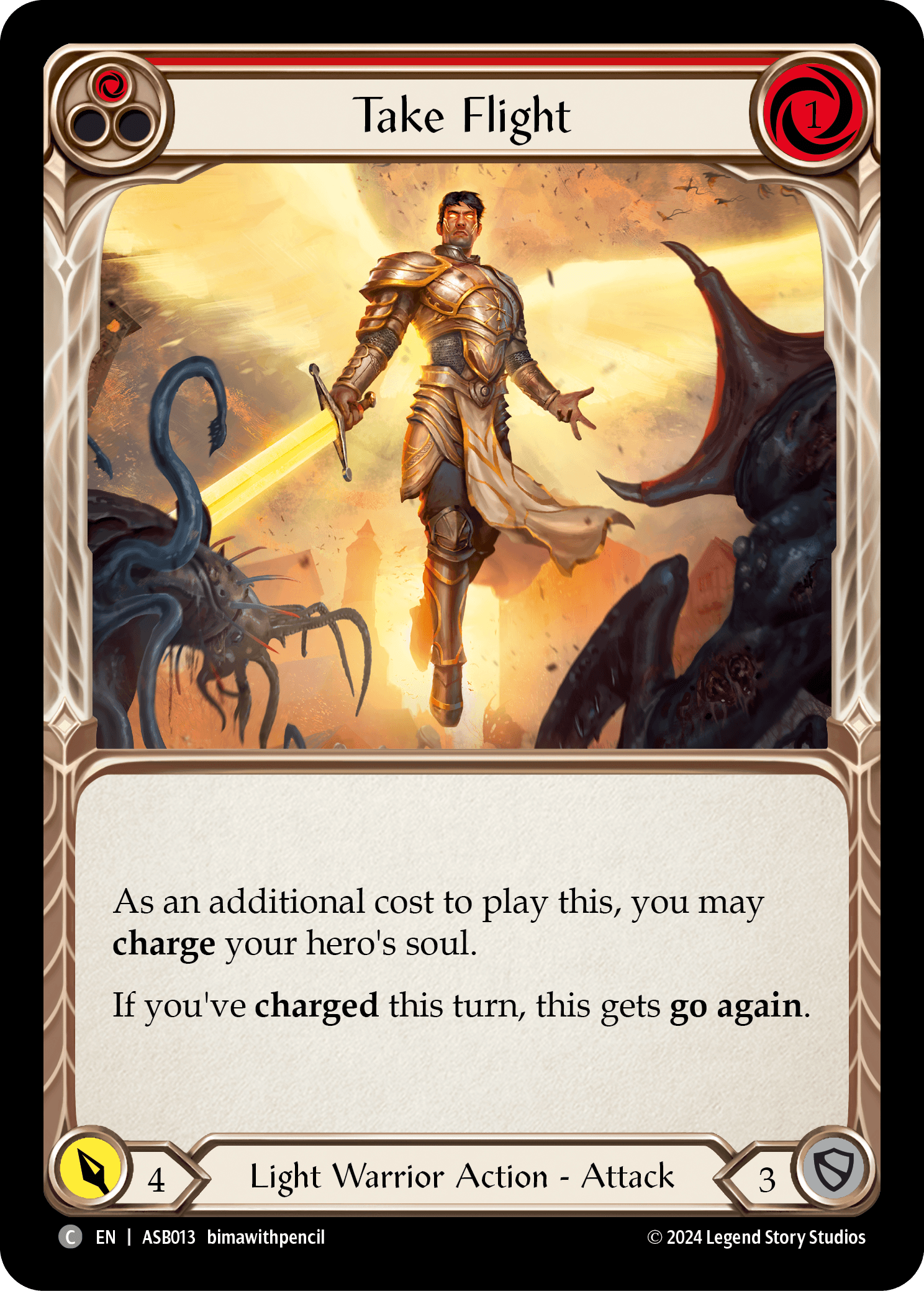 Take Flight (Red) — Armory Deck: Boltyn