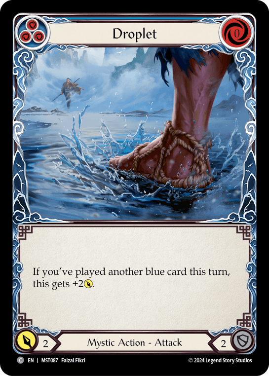 Droplet — Part the Mistveil Flesh and Blood card by Faizal Fikri