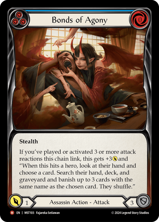 Bonds of Agony — Part the Mistveil Flesh and Blood card by Fajareka Setiawan