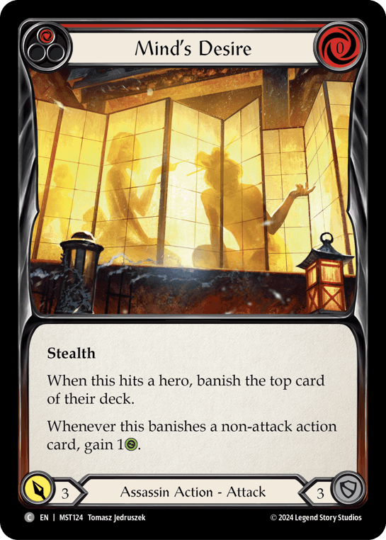 Mind's Desire (Red) — Part the Mistveil Flesh and Blood card by Tomasz Jedruszek