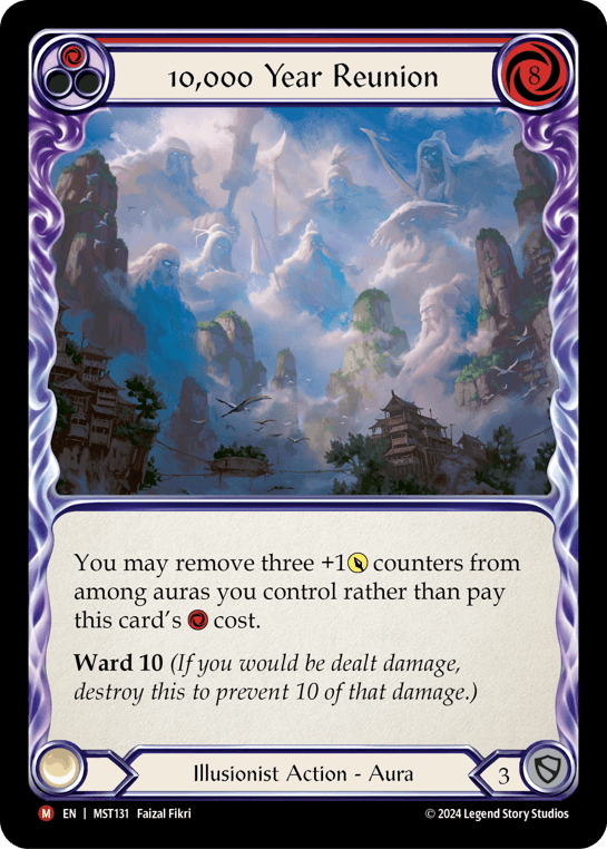 10,000 Year Reunion — Part the Mistveil Flesh and Blood card by Faizal Fikri