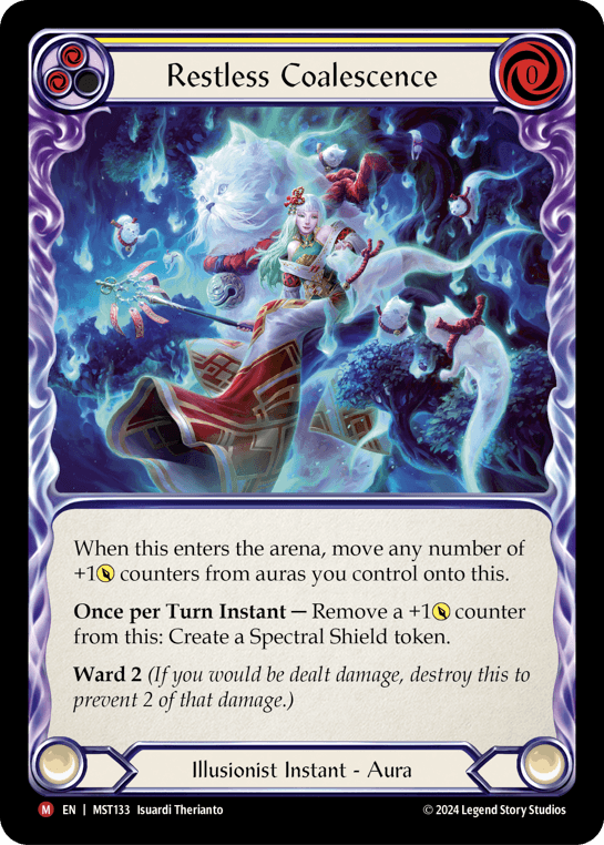 Restless Coalescence — Part the Mistveil Flesh and Blood card by Isuardi Therianto