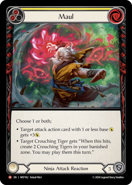 Maul — Part the Mistveil Flesh and Blood card by Faizal Fikri