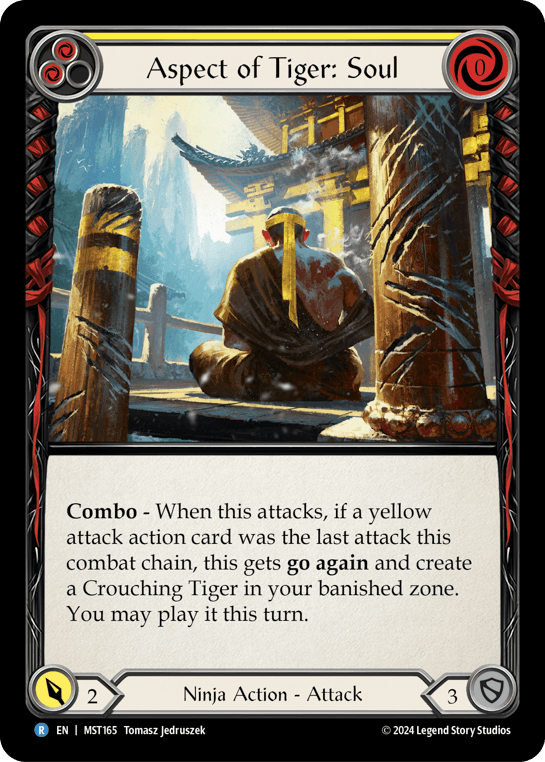 Aspect of Tiger: Soul — Part the Mistveil Flesh and Blood card by Tomasz Jedruszek