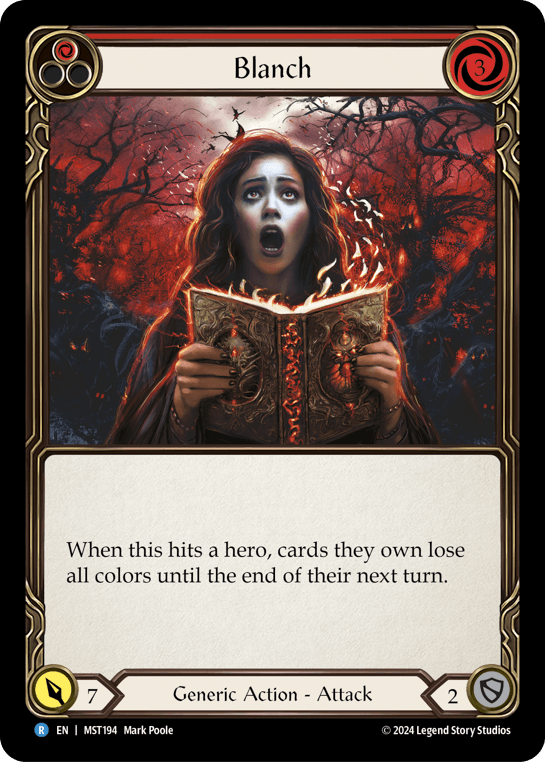 Blanch (Red) — Part the Mistveil Flesh and Blood card by Mark Poole