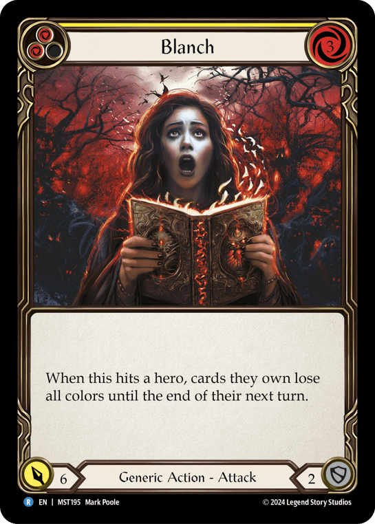 Blanch (Yellow) — Part the Mistveil Flesh and Blood card by Mark Poole