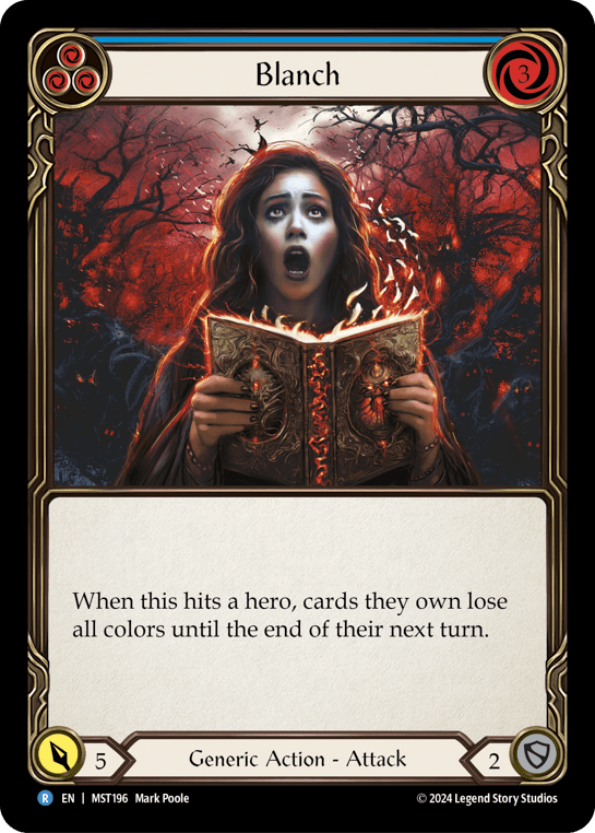 Blanch (Blue) — Part the Mistveil Flesh and Blood card by Mark Poole