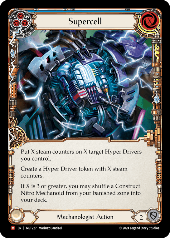 Supercell — Part the Mistveil Flesh and Blood card by Mariusz Gandzel