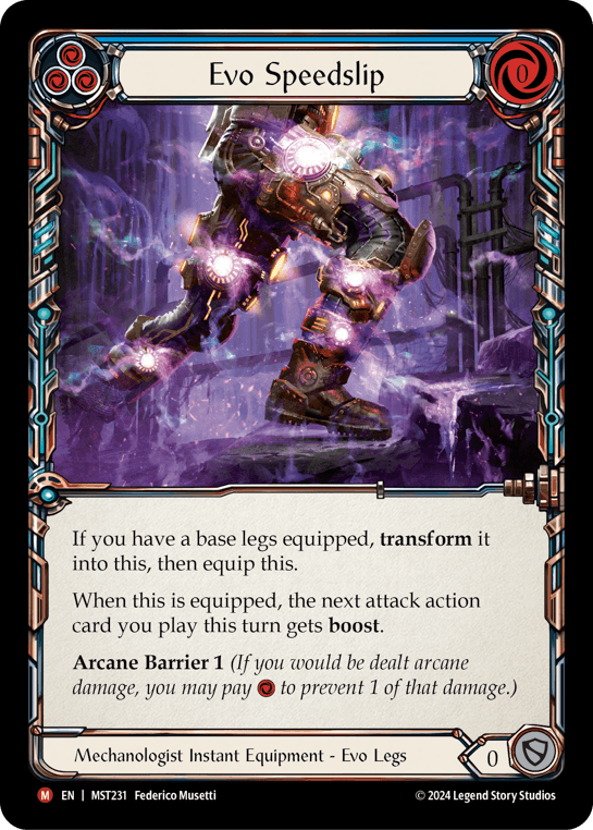 Evo Speedslip — Part the Mistveil Flesh and Blood card by Federico Musetti
