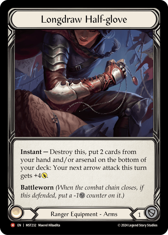 Longdraw Half-glove — Part the Mistveil Flesh and Blood card by Maerel Hibadita