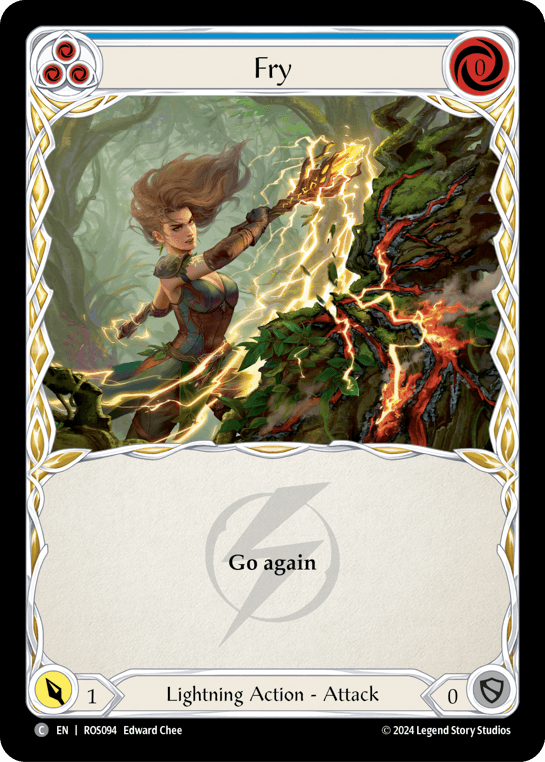 Fry (Blue) — Rosetta Flesh and Blood card by Edward Chee