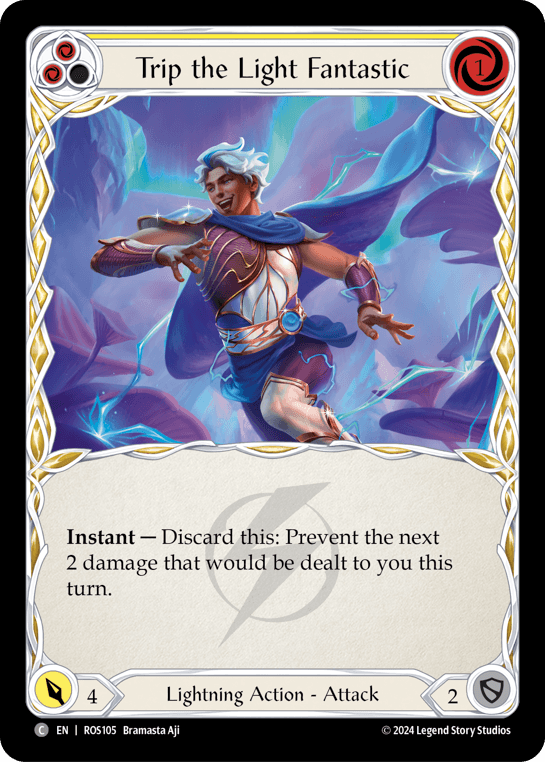 Trip the Light Fantastic (Yellow) — Rosetta Flesh and Blood card by Bramasta Aji
