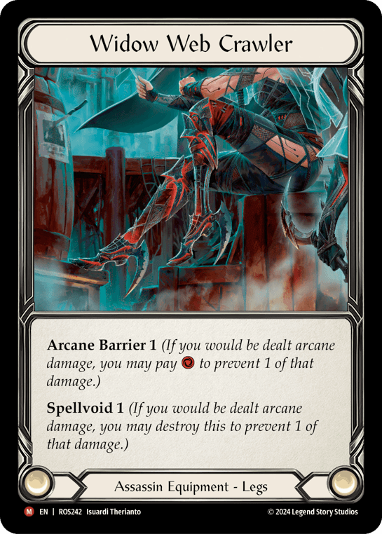 Widow Web Crawler — Rosetta Flesh and Blood card by Isuardi Therianto