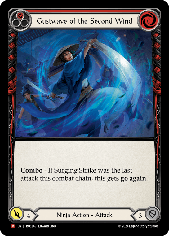 Gustwave of the Second Wind — Rosetta Flesh and Blood card by Edward Chee