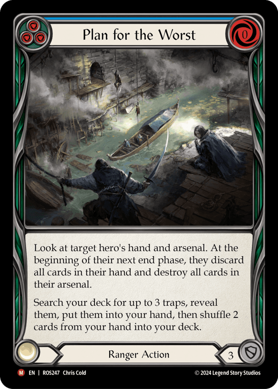 Plan for the Worst — Rosetta Flesh and Blood card by Chris Cold