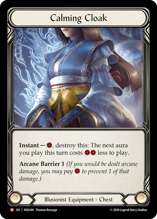 Calming Cloak — Rosetta Flesh and Blood card by Thomas Ressuge