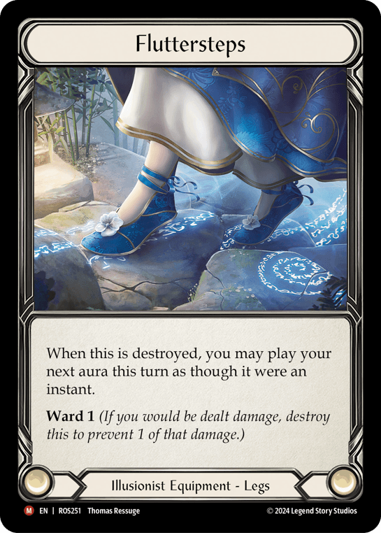 Fluttersteps — Rosetta Flesh and Blood card by Thomas Ressuge