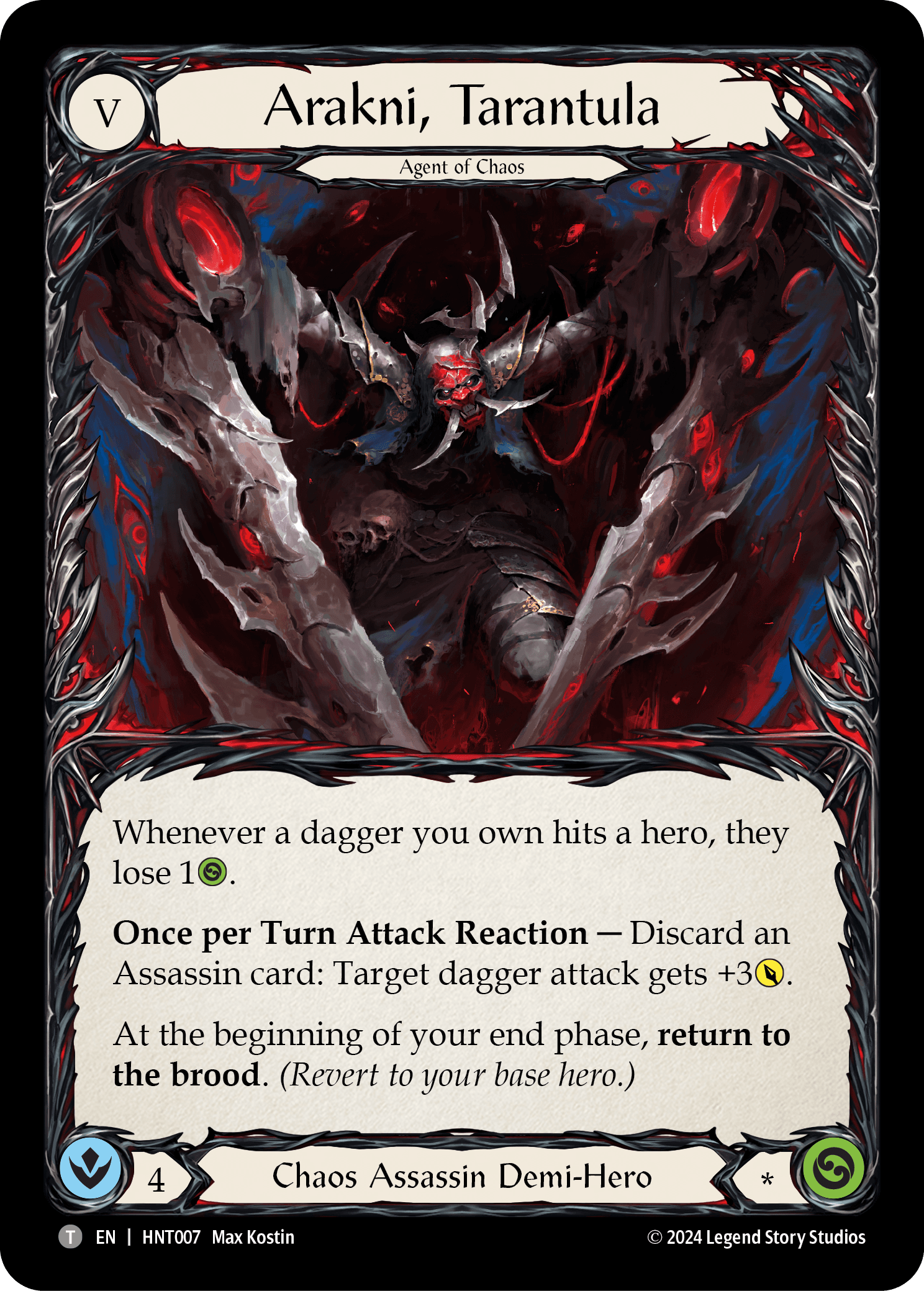 Arakni, Tarantula (Marvel) — The Hunted