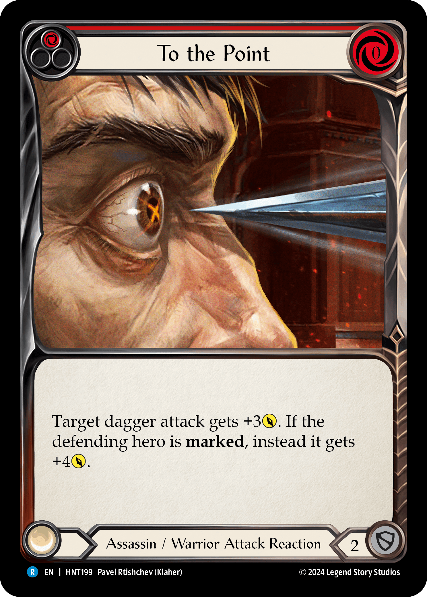 To the Point — HNT Flesh and Blood card by Pavel Rtishchev (Klaher)