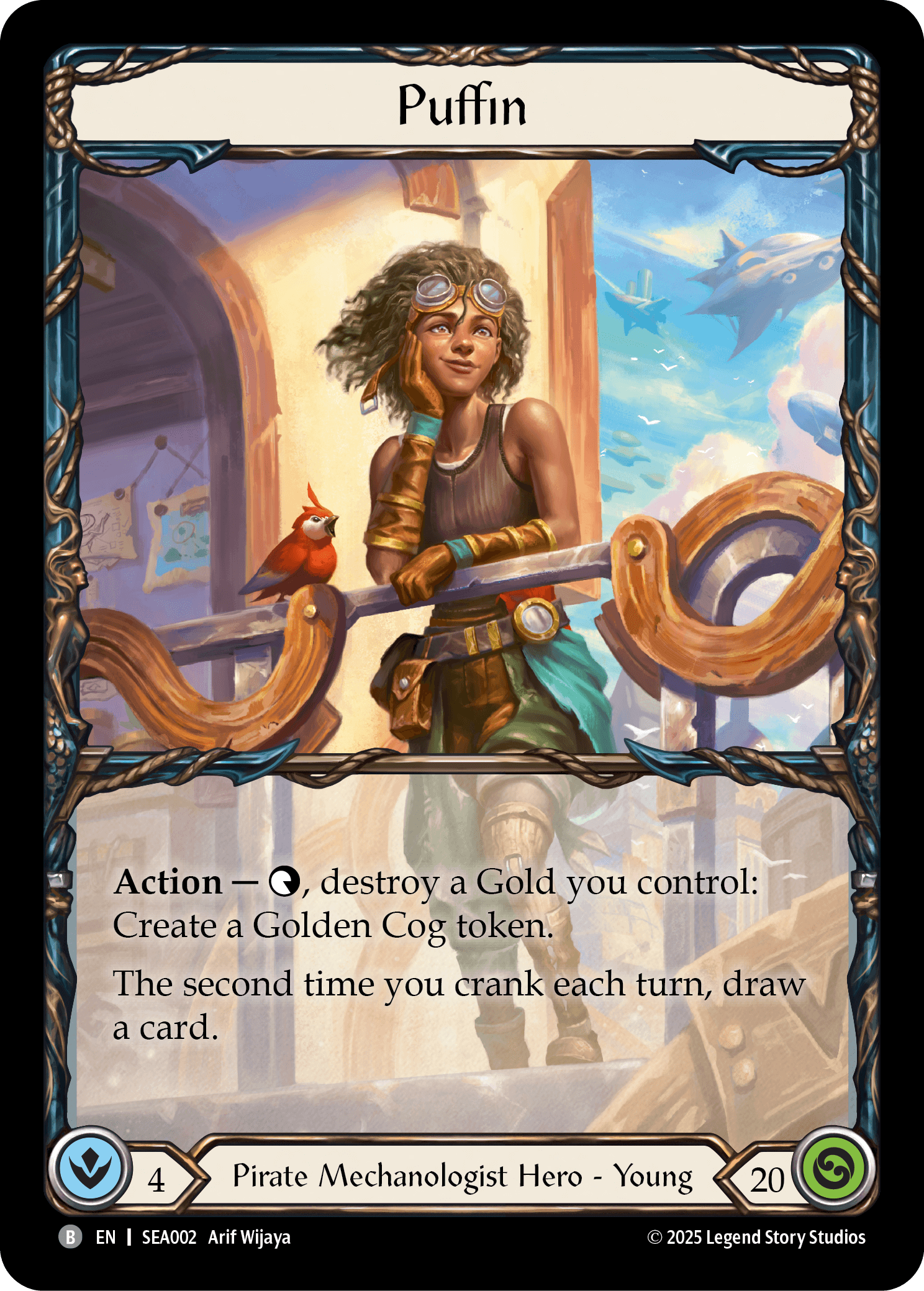 Puffin (Marvel) — High Seas Flesh and Blood card by Arif Wijaya