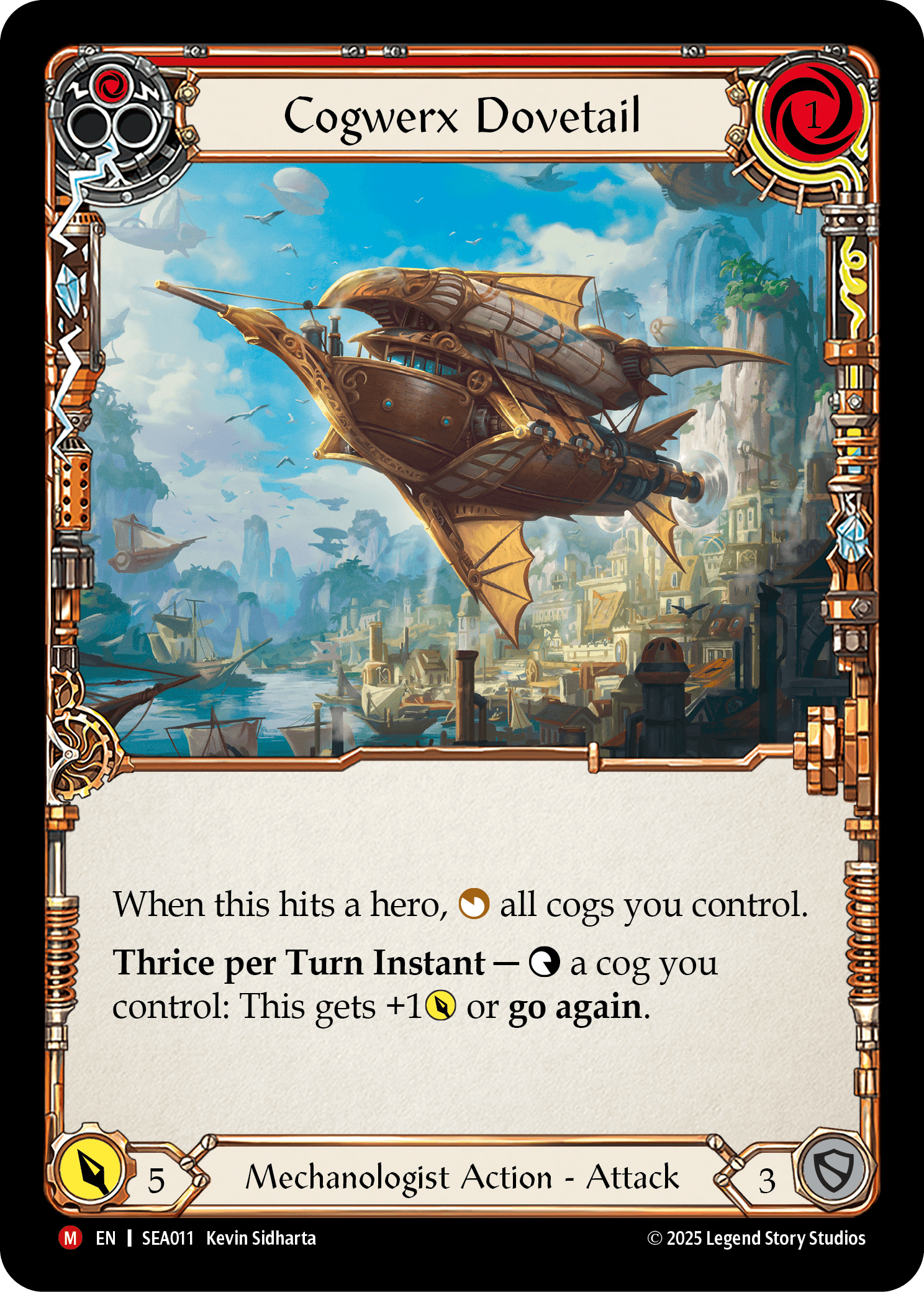 Cogwerx Dovetail — High Seas Flesh and Blood card by Kevin Sidharta