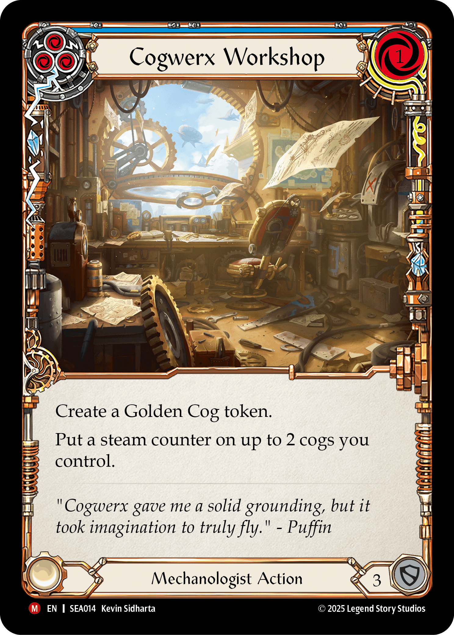 Cogwerx Workshop — High Seas Flesh and Blood card by Kevin Sidharta