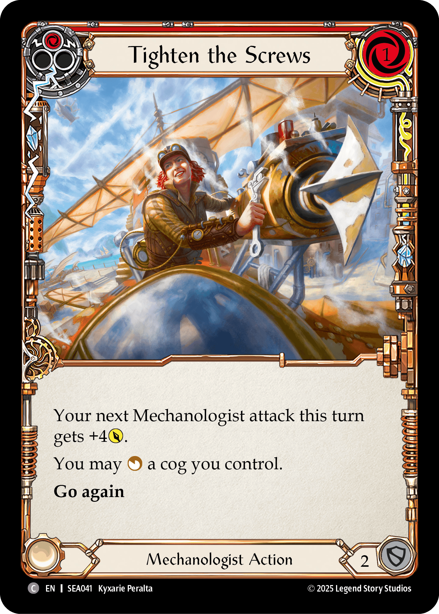 Tighten the Screws — High Seas Flesh and Blood card by Kyxarie Peralta