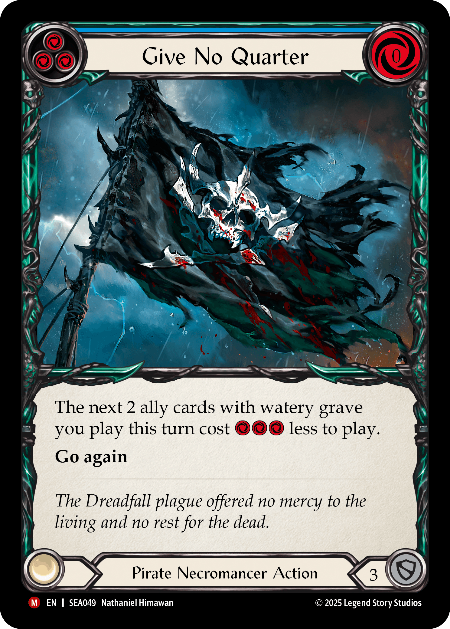 Give No Quarter — High Seas Flesh and Blood card by Nathaniel Himawan