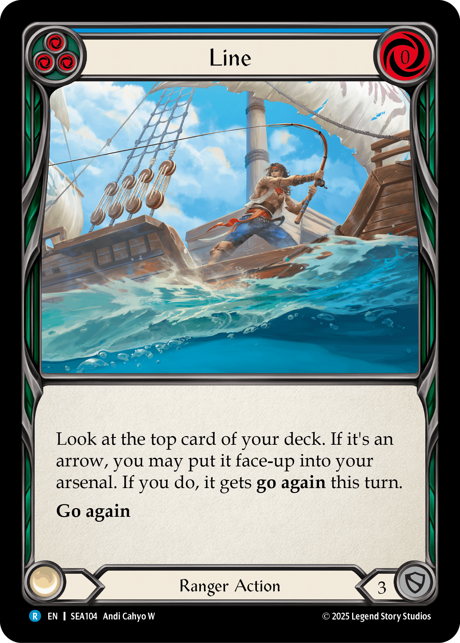 Line — High Seas Flesh and Blood card by Galih M