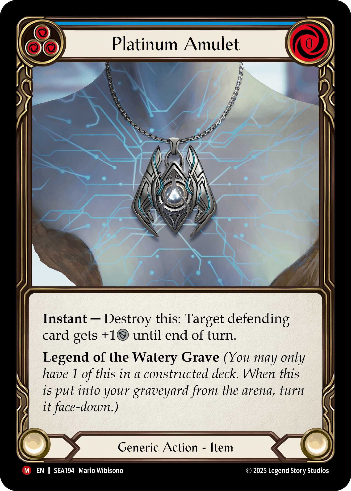 Platinum Amulet (Treasure) — High Seas