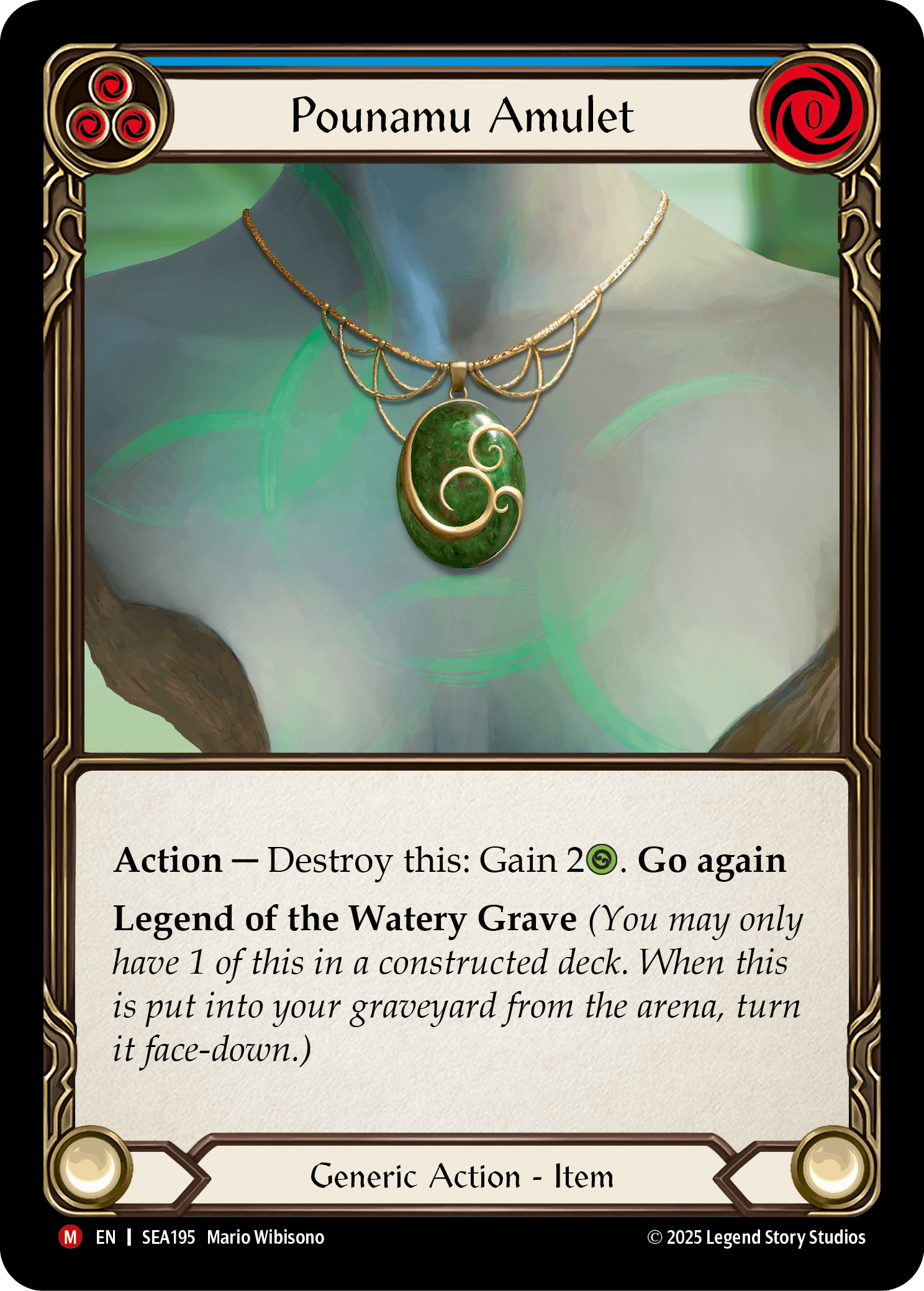 Pounamu Amulet (Treasure) — High Seas