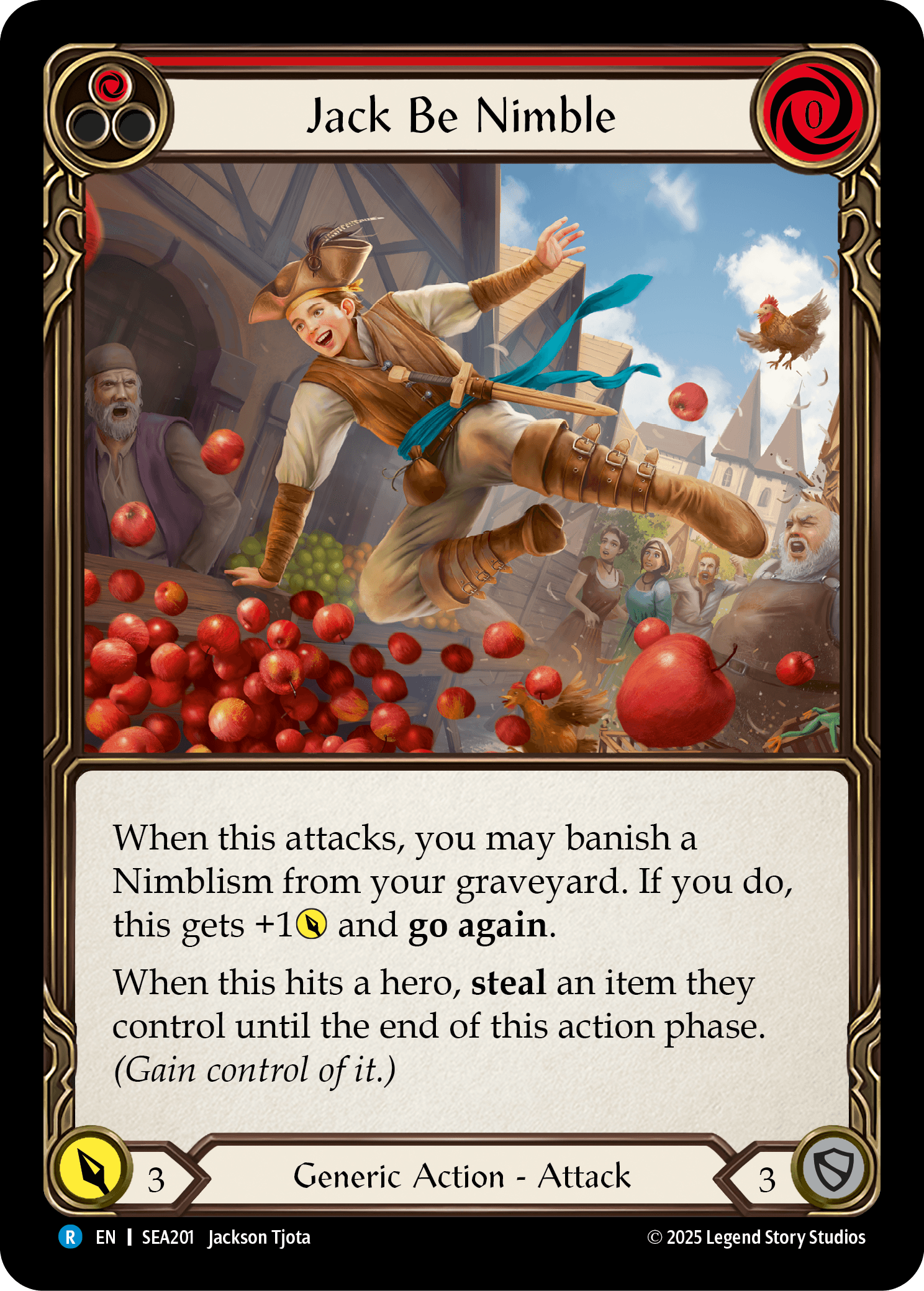 Jack Be Nimble — High Seas Flesh and Blood card by Jackson Tjota